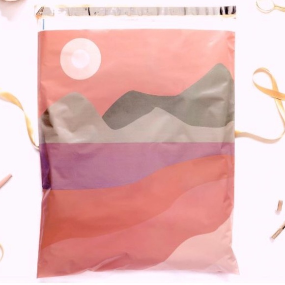 ☀️10 Designer Large Desert Sunset Poly Mailers - 12 x 15 inch - Picture 2 of 3